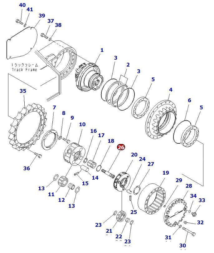 22U-27-21110 komatsu