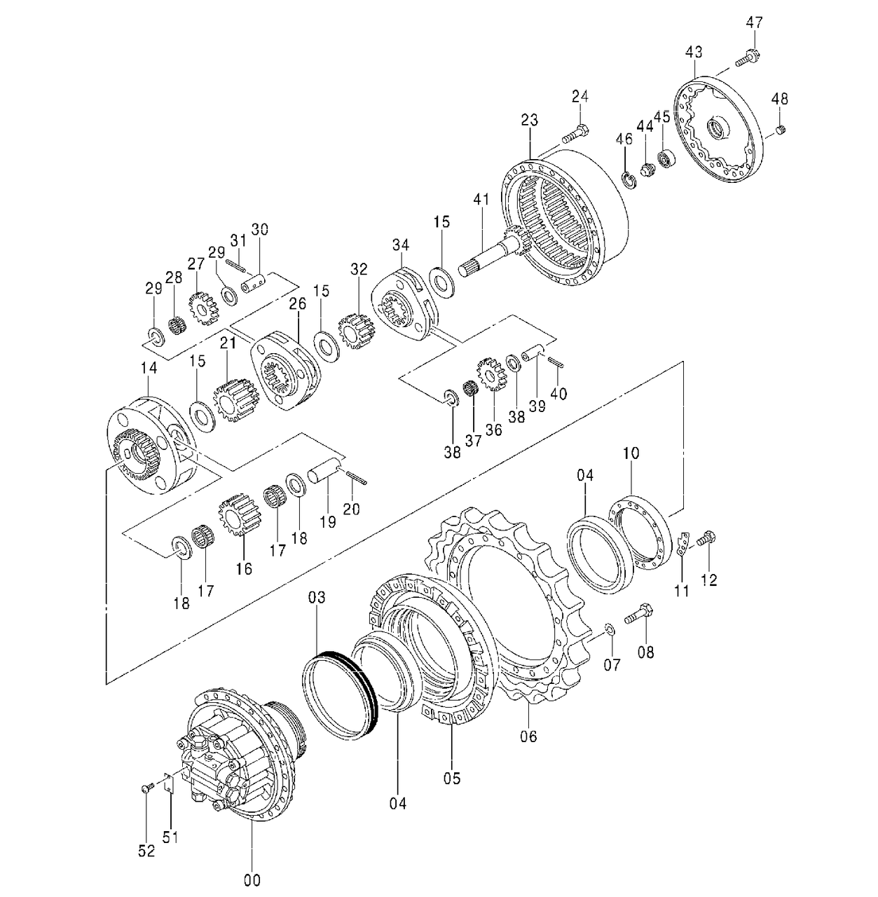 Подшипник Hitachi 4629674, 4192975